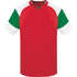 Russell Athletic Youth Mundo Jersey (322861-C), Color 'Scarlet/Kelly/White'